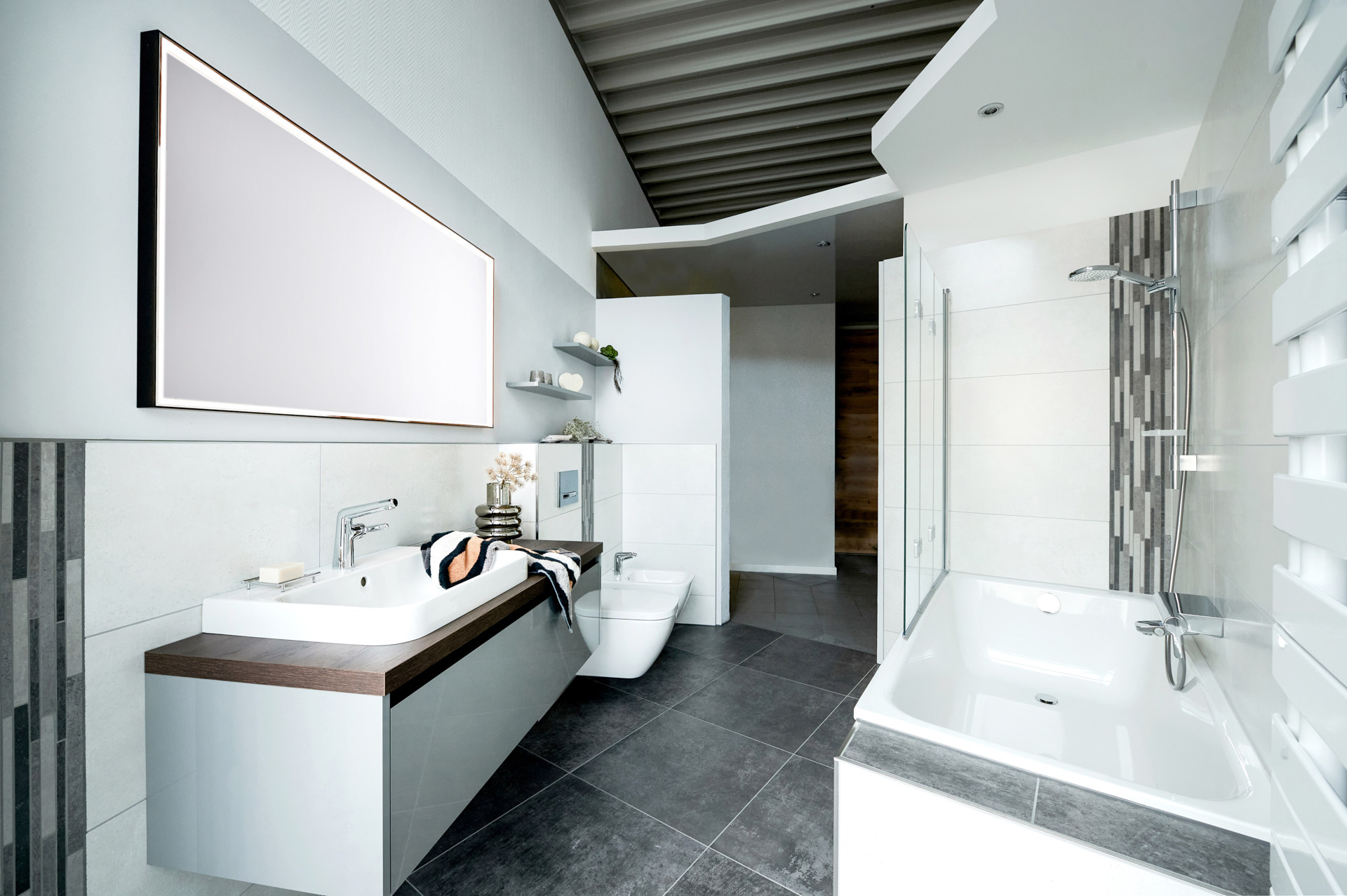 Eine unserer Badwelten in unserer Badausstellung unweit von Mülheim.